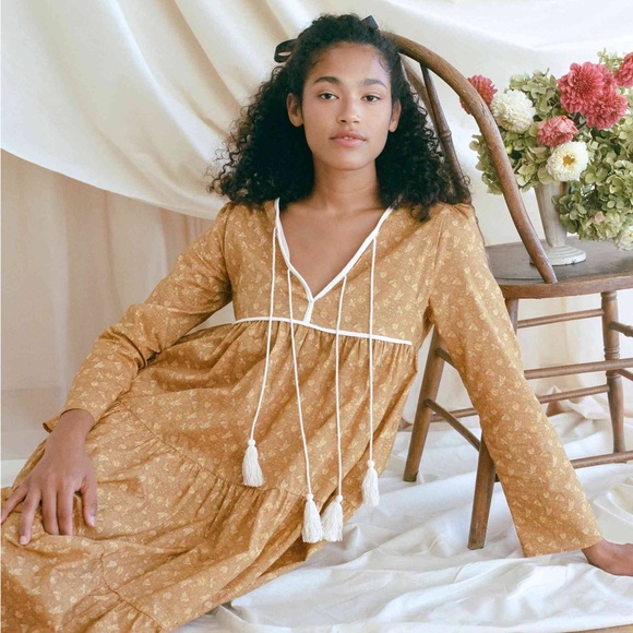 NWT The Paloma Dress Biscotti Cosmos Floral P-XL Sold Out - Picture 3 of 11